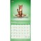 BrownTrout Canada; Chats de Yoga OFFICIEL | 2027 12 x 24 Inch (Hanging) Monthly Square Wall Calendar | French Language; Category:Wall Calendars; Image:4